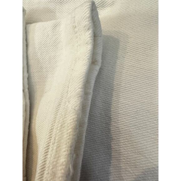 Citizens Of Humanity Jeans Womens 26 White Rocket Crop High Rise Skinny Zip - Picture 13 of 16